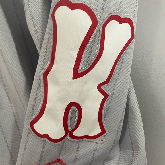 Mens KU Kansas Jayhawks basketball shorts - Picture 3 of 4